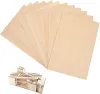 Crafts Basswood Sheets for Crafts Perfect for Architectural Models Drawing Painting Wood Engraving Wood Burning Laser Scroll Sawing