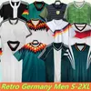 Throwback World Cup 1990 Germanys Retro Littbarski Ballack Soccer Jersey Klinsmann 2006 2014 Shirts Kalkbrenner 1996 2004 Matthaus Hassler Bierhoff Short Sleepes