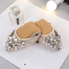 Casual Shoes Women's Crystal Pointed Flats Slip-on Ladies Loafers Soft Bottom Autumn Spring Shallow Comfortable Female Footwear