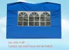 Gazebos dossel painel lateral tenda à prova de sol dobrável oxford pano jardim sombra toldo à prova dwaterproof água substituição ao ar livre piquenique azul