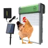 Accessories Solar Powered Chicken Door Photoelectric Timing Remote Control Intelligent Pets Cages Automatic Roll Gate For Chicken Coop Door