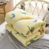 Primavera Inverno Trapunta per bambini Trapunta Trapunta Coperta trapuntata Estate Morbida copertura per pisolino nata Spessa e calda Fasciatoio per neonati Biancheria da letto CP2 240313