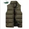 2024 Herren Tank Top Jacke Warm Sleevel Jacke Winter Wasserdichte Reißverschluss Mantel Herbst Stehkragen Tank Top Markenkleidung U5Zf #