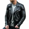 Veste d'hiver en cuir pour hommes, nouvelle collection, décontractée, ample, PU, Vintage, bombardier, épais, manteau coupe-vent, vêtements masculins, T36o #