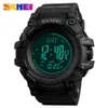 SKMEI 1538 Orologi sportivi da uomo di marca Ore Pedometro Calorie Orologio digitale Altimetro Barometro Bussola Termometro Meteo Uomo Wa2491