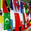 Acessórios 100 países bandeiras de corda banner nacional mundo pendurado bandeiras bunting banner para fãs de futebol festa ktv bar decorações