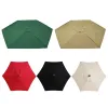 Filets 2M 6 os Polyester parapluie parasol imperméable AntiUV remplacement auvent couverture tissu extérieur plage Patio jardin fournitures