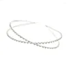 Haarclips Stijlvolle diamanten haarbandaccessoires Mooie waterdiamanten hoofdband Opvallend ornament voor dames