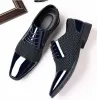 Botas SEO Moda de moda de vestido de vestido masculino Oxfords Designer masculino Sapatos diários de couro PU Sapatos 3848