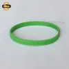 Bracelets Achetez 100 obtenez 200pcs 6 mm en gros en silicone bracelet flexible bracelet 1/4 "bracelet bracelet sport décontracté pour hommes