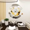 Stickers Creatieve Chinese Feng Shui vis acryl 3d muurstickers woonkamer entree Modern Huis wanddecoratie spiegel muursticker