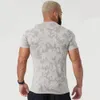 Compri Camiseta de secado rápido Hombres Gimnasio Fitn Correr Deporte Camisa delgada Camiseta de manga corta Tops Ropa de entrenamiento de culturismo masculino 68Ko #