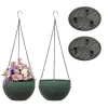 Paniers suspendus pour plantes, Pot de fleurs, jardinière, décoration murale, cour, jardin, panier suspendu avec Drainage