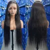 30 32inch 13x6 Spets Front Human Hair Wigs 360 Full HD Spets Frontal Wig Pre Plucked Brasilian Bone Straight Wigs For Women