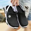 Sandals 3944 Mens Mules & Clogs Summer Sandals Mixed Colors Breathable Smiley Light Beach Slippers Male Garden Shoes Hy27