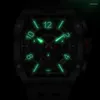 Horloges Chronograaf Heren Horloges Lichtgevende Maanfase Quartz Siliconen Band Dropship Datum Mannelijke Klok Top