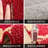 Carpets Bathroom Floor Mat Entrance Water Absorbent Foot Kitchen Household Thickened Flocking Carpet