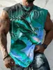 Nieuwe Seas Bodybuilding Hemd Tops Fi Droge Kwaliteit Loose Fit Heren Casual Trendy Fitn Sleevel Sport Hemdjes m4vG #