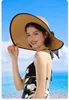 Bérets Type chapeau de paille femmes été crème solaire soleil frais bassin extérieur parasol grand bord plage