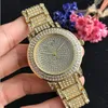 New 38mm mujer fashion Women watch full watch women simple digital Ladies dress Womens Watches Bracelet Rose Gold Clock2352