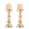 Candle Holders Metal Candlestick Traditional Shape Fake Tapers Candles Holder Base For Wedding Party Decoration