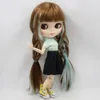 ICY DBS Blyth Doll NoBL06236909 Mix marrone capelli blu pelle bianca Corpo articolare Neo 16 anime ob24 240311