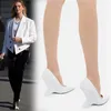 Chaussures à talons Ultra hauts pour femmes, chaussures de piste en cuir verni à bout pointu et bouche peu profonde, nouvelle collection 2024