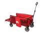 Karren Camping Utility Wagon mit Heckklappenverlängerungsgriff, Rot