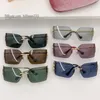 Fashion Glasses mui Sunglasses oval frame designer sunglass womens designer sunglass high quality squared eyeglasses shades femininity multi color