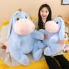 Nowa mała pluszowa zabawka Jier Donkey Doll Diving Birthday Gift Lalk Pillow Festival Gift Hurt