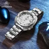 ساعات المعصم AddiesDive Mechanical Manical Man Silver Premium Business عرضية مقاومة للماء NH35A 316L من الفولاذ المقاوم للصدأ Mensc24410