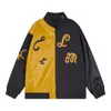 Jacke Herren Designer Beflockung Lederärmel Luxus Designer Bomberjacke Hochwertige Letter Baseball Slim Herren Windjacke Mode Letter Langarm Jacken