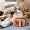 Cat Carriers Warm Carrier Bag Winter-Proof Cozy Backpack Breathable And Pet Carry For Cats Front Pack