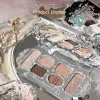 Shadow Flower Knows Swan Ballet Eyeshadow Delicate Matte Glow Shimmer Waterproof 6 Color Glitter Eye Shadow Palette Beauty Cosmetics