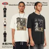 Mens Wear Spring/summer New American Printed Short Sleeve Trendy Street Dance T-shirt Vintage