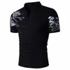 2023 Nieuwe Zomer Casual Poloshirt Mannen Korte Mouw Busin Shirt Fi Ontwerp Tops Tees S8M3 #