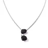 Titan Hip-Hop Style Men's Pearl Pendant Alloy Jewelry Rostfritt stålhalsband