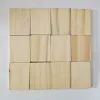 Crafts 100pcs 3.5x4,5 cm unvollendete Naturholz Rechteck leere Stücke Holz Tags Scheiben für Kunsthandwerk, Malerei DIY -Dekorationen