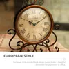 Bordsklockor europeisk stil klockbäddar sovsal för vardagsrum mantelpiece vintage sovrum prydnad