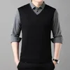 Smart Casual Formale Men Shirts False Due vestiti maschili Vintage Vintage Vintage Spring Autumn Fashion Long Maniche Tops 240318