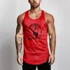 Fitn Mesh Heren Tank Top Merk Workout Fi Casual Singlets Sleevel Bodybuilding Gym Sport Vest Stringer Hemd W7M6 #