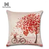 Poduszka Walentynki motyw na poduszki para romantycznych drukowania dekoracyjnych poduszek domowych