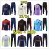 2023 2024 PSGes Herren Kinder-Fußball-Trainingsanzug Langarm 23 24 Paris Man Kinder-Fußball-Trainingsanzüge Trainingsanzug-Kits Survêtement Foot Chandal Futbol FAN PLAYER VERSION