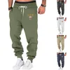 Fi Gedrukt Heren Casual Solid Losse Joggingbroek Broek Jogger Yoga Broek Zomer Cott Joggingbroek Fitn Sport Pantales 95IT #