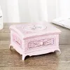 Boxes Makeup Mirror Jewelry Box Music Box Dancing Ballerina Drawer Girl Music Box Kids Musical Toy Gift Music Box Pink