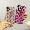 Чехлы для мобильных телефонов Корейский 3D Cute Scale Силиконовый мягкий чехол для телефона для iPhone 11 13 12 14 Pro Max Woman Business Противоударный бампер Задняя крышка Подарок H240326