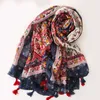 SARONGS Popularny projekt ciepły szalik moda nowa druk szal damski wzór bandana luksusowy ręcznik plażowy 180x90cm bawełniany szalik bielizny 240325