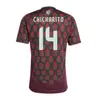 Top thailand kwaliteit 24 25 copa 2024 MEXICO voetbalshirts Mexico voetbalshirt rode en witte voetbalshirts CHICHARITO LOZANO Mannen en kinderen sets uniform