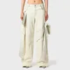 Jean femme 2024 printemps/été Y2k décoration de nœud tridimensionnel Vintage lavé lâche péplum coton pantalon droit