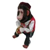 Знаменитая MultiActionЗабавная игра на тарелках, имитация обезьяны-шимпанзе, винтажная электронная плюшевая декоративная игрушка, оригинальный источник 240319